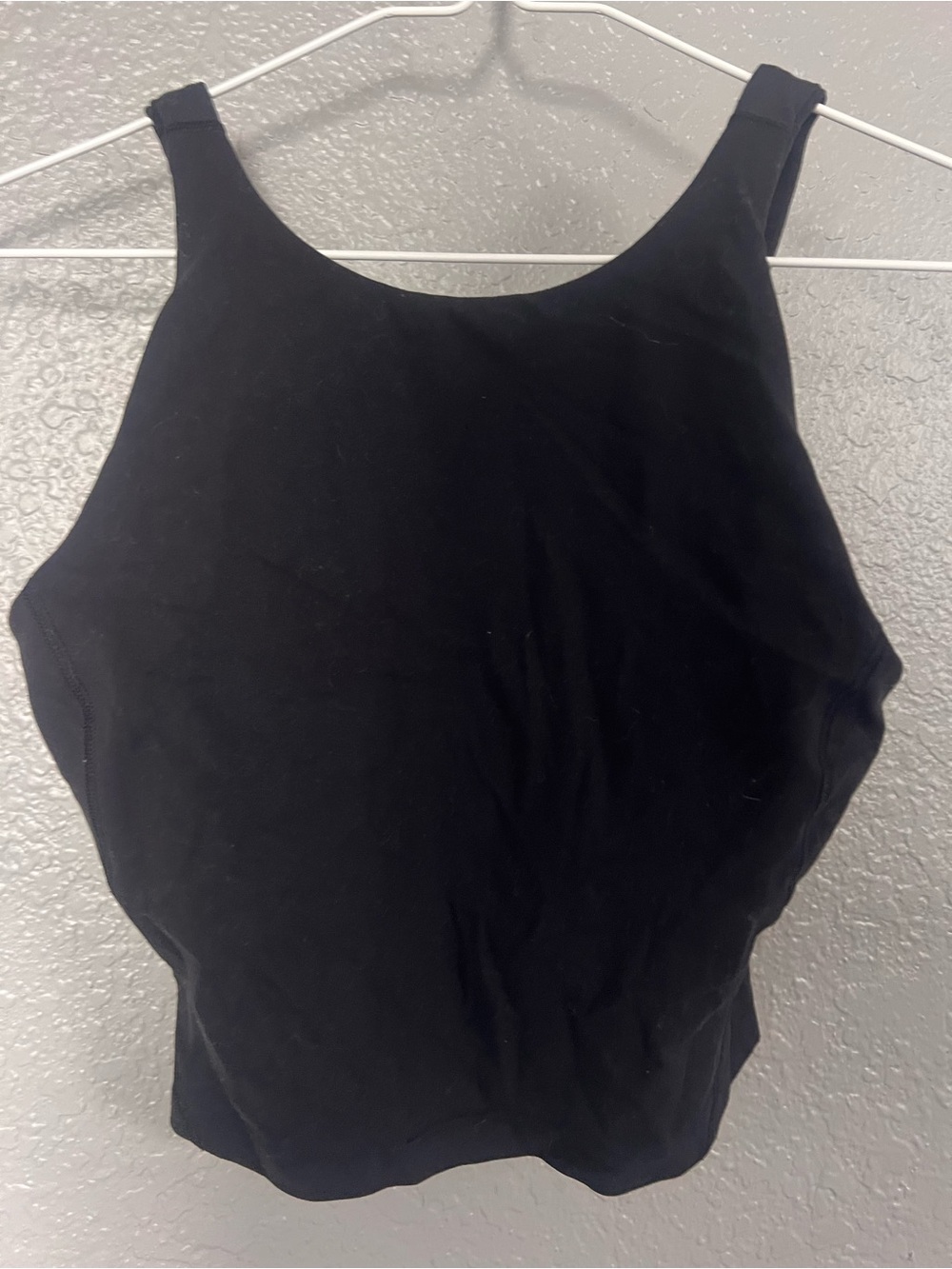 lululemon athletica Black Scoop Neck Tank Top